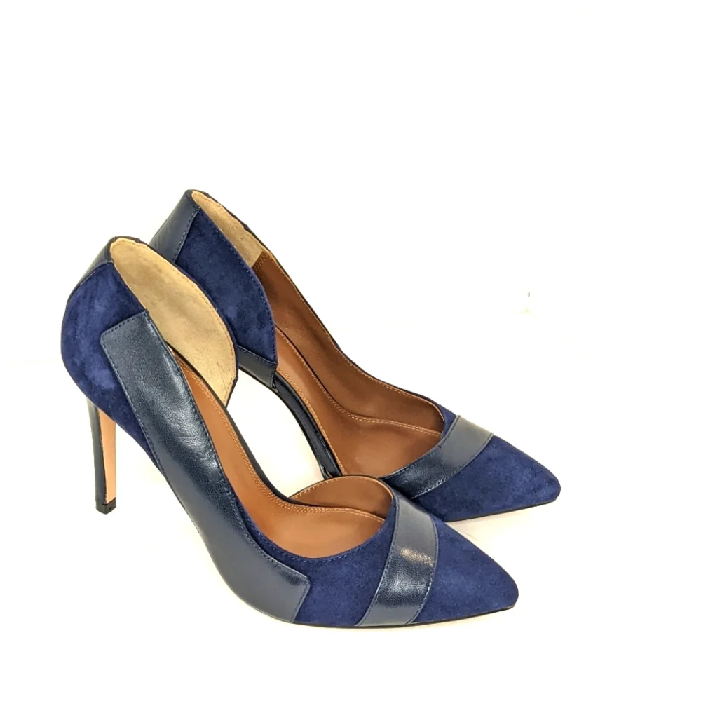 NWOT Reiss suede and leather heels - Picture 16 of 16